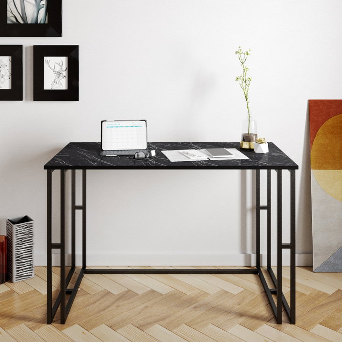 Hanah Home Alfa - Mesa de estudio negra